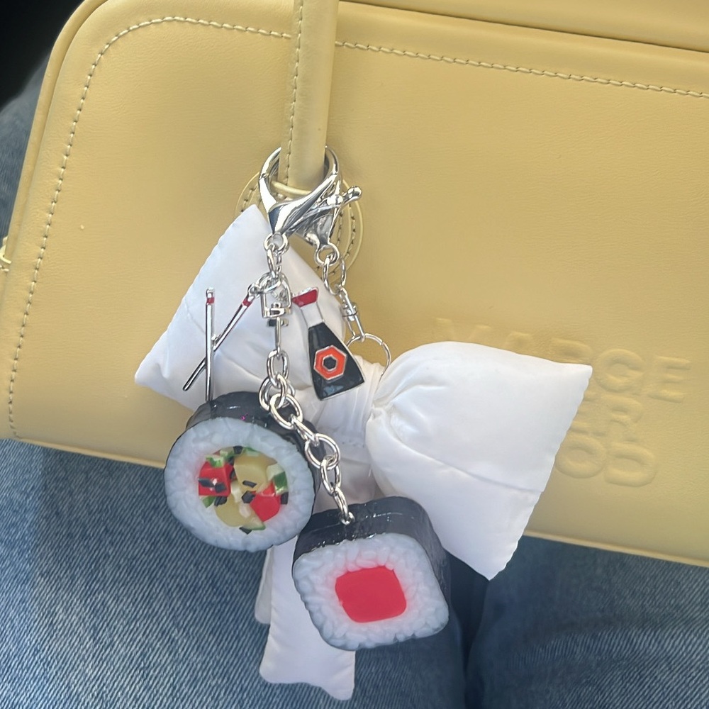 Sushi Bag Charm Keychain